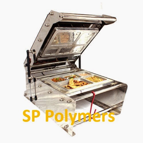 5 Portion Meal Tray Sealer - disposable food tray sealing machine